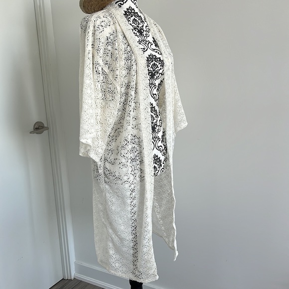 SOLD - White Swimsuit Cover Up by Skinny Dip - Picture 2 of 10